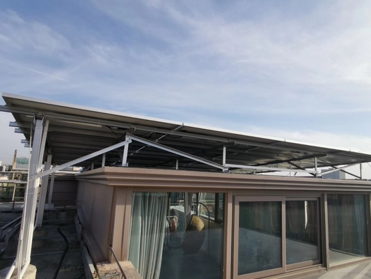 الألواح الشمسية الفضية الضوئية تركيب الأجهزة سقف البلاط 50m / S.