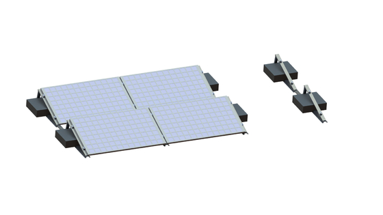حامل ثلاثي القوائم قابل للطي على السقف المسطح للطاقة الشمسية. PV AL6005 لوحة جبل