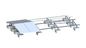 AL6005 SUS304 نظام تركيب السقف المسطح ظهر الأرفف الشمسية المثقوبة