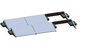 للطي ترايبود سقف مسطح نظم الأرفف الشمسية جبل الزجاج الأمامي