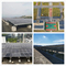Q235b AL6005 نظام تركيب الطاقة الشمسية على السقف المسطح بدون إطار أو مؤطر